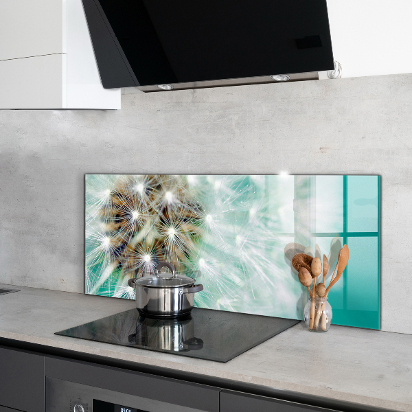 Paneles de pared Diente de león en la planta eólica