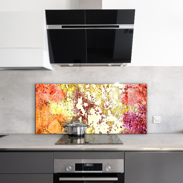 Paneles de pared Abstracción naranja