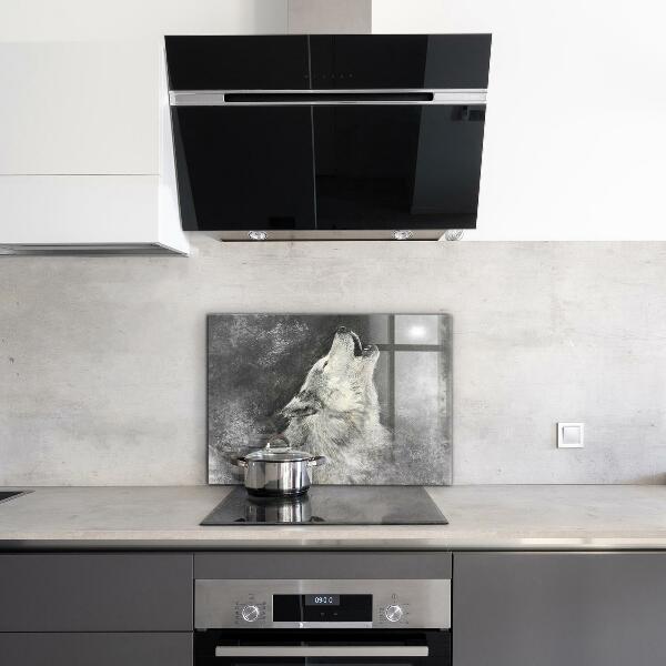 Paneles de pared Ilustración del lobo canadiense