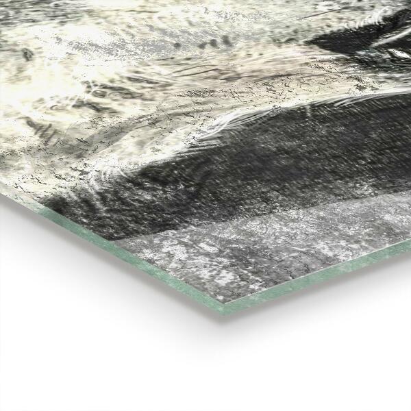 Paneles de pared Ilustración del lobo canadiense