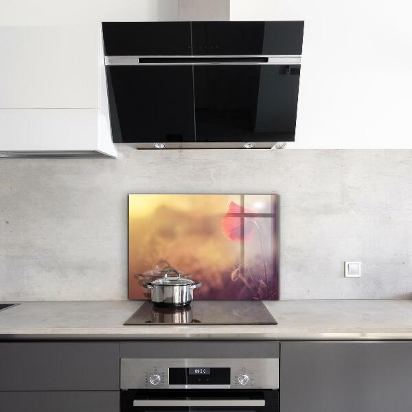 Paneles de pared Planta de amapola vintage