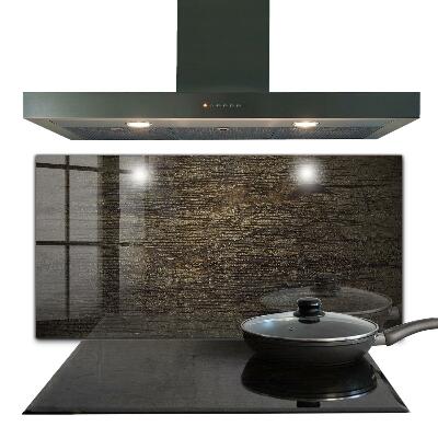 Paneles de vidrio para la cocina Textura de madera retra