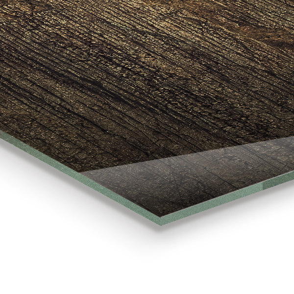 Paneles de vidrio para la cocina Textura de madera retra