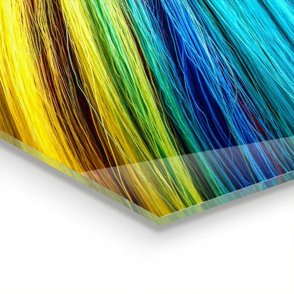 Paneles de pared Patrón de arco iris gráfico colorido