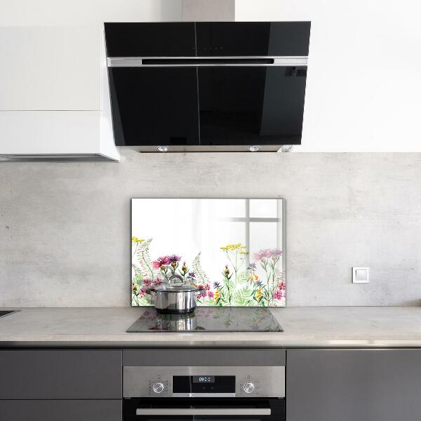 Paneles de pared Prado con flores de colores