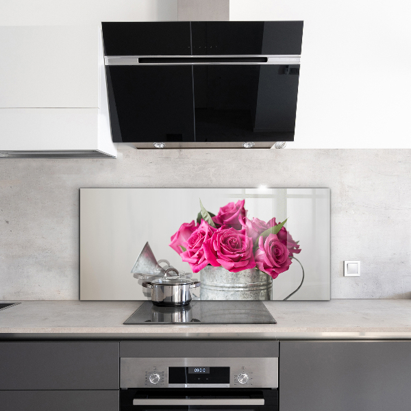 Paneles de pared Regadera con ramo de rosas