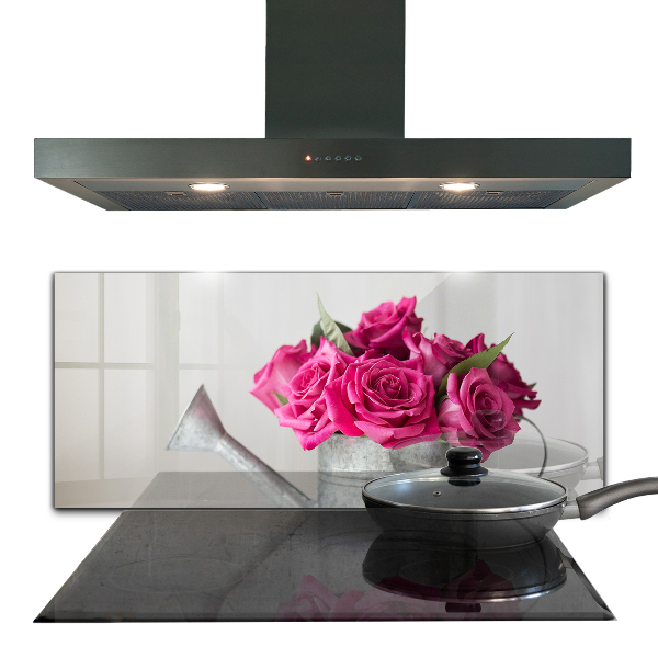 Paneles de pared Regadera con ramo de rosas