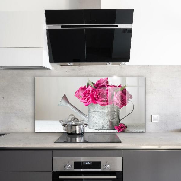 Paneles de pared Regadera con ramo de rosas