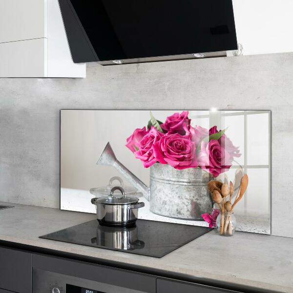 Paneles de pared Regadera con ramo de rosas