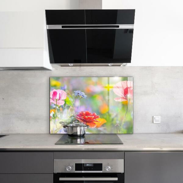 Paneles de pared Pradera de verano de amapolas