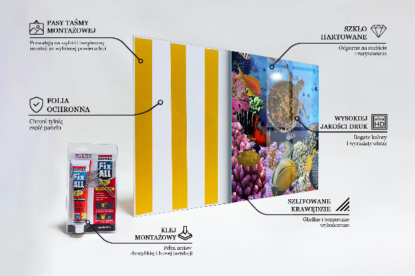 Paneles de pared Barrera de coral del caribe