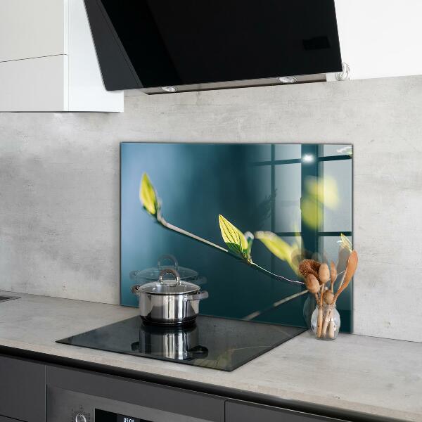 Paneles de pared Hoja brillante en rama