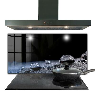 Paneles de vidrio para la cocina Una gota de rocío por la mañana