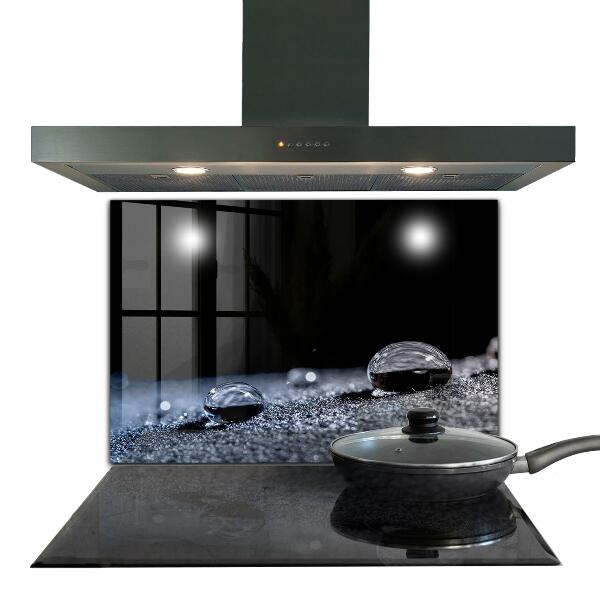 Paneles de vidrio para la cocina Una gota de rocío por la mañana