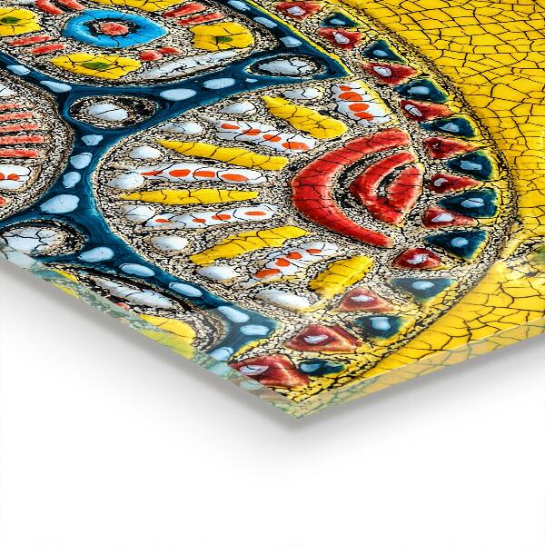 Paneles de pared Mosaico de cerámica de tortuga