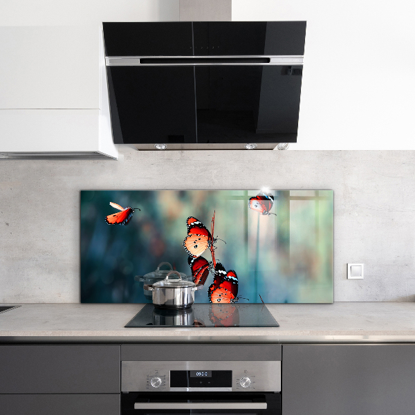 Paneles de pared Delicada mariposa en el viento