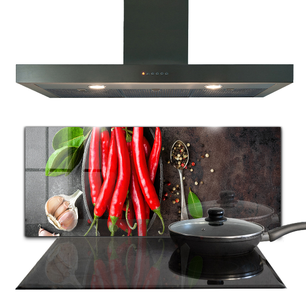 Paneles de pared Cocinar pimientos picantes