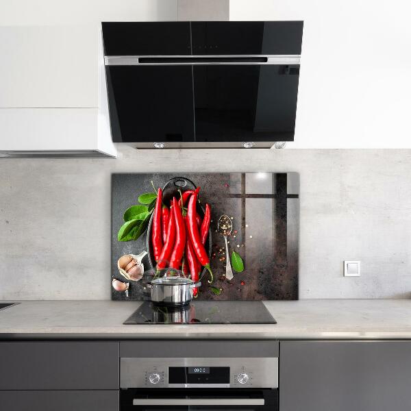 Paneles de pared Cocinar pimientos picantes