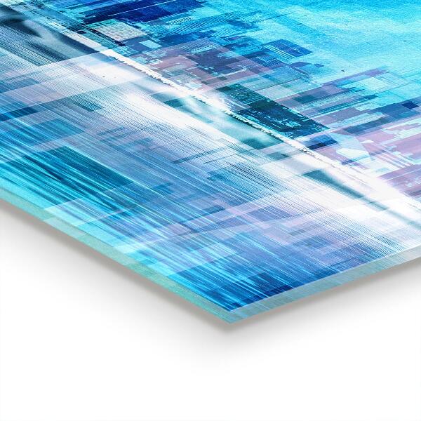 Paneles de vidrio para la cocina Panorama de manhattan nueva york