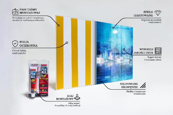 Paneles de vidrio para la cocina Panorama de manhattan nueva york
