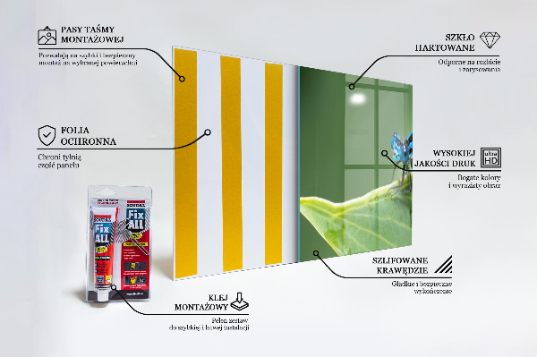 Paneles de pared Libélula en la hoja