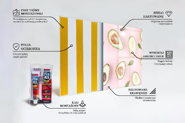 Paneles de pared Composición con aguacate