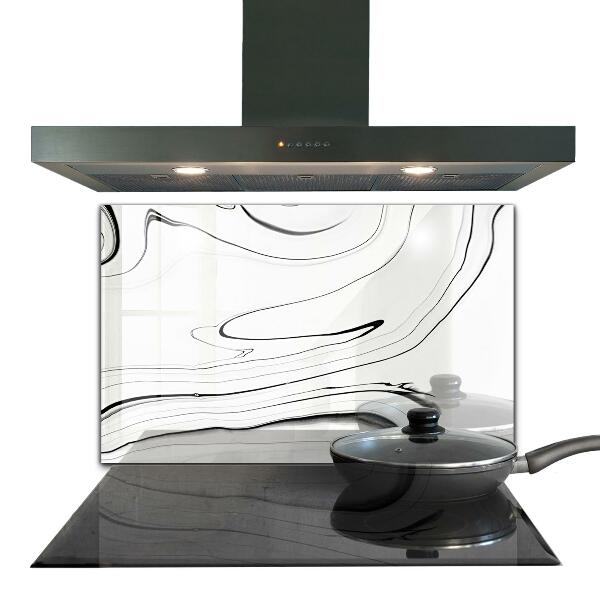 Paneles de vidrio para la cocina Textura delicada