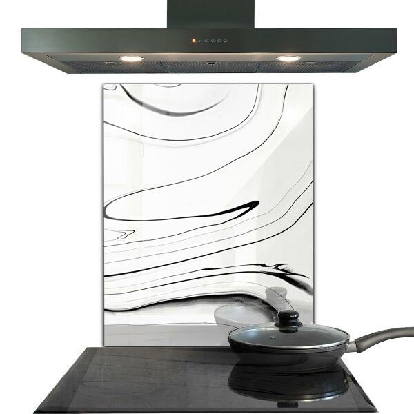 Paneles de vidrio para la cocina Textura delicada