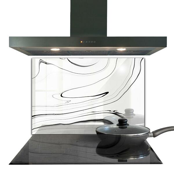 Paneles de vidrio para la cocina Textura delicada