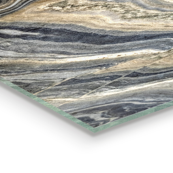 Paneles de vidrio para la cocina Textura de mármol de piedra de granito