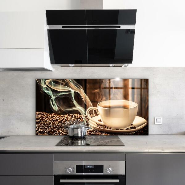 Paneles de pared Una taza con café aromático.