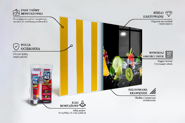 Paneles de pared Jugosas frutas exóticas