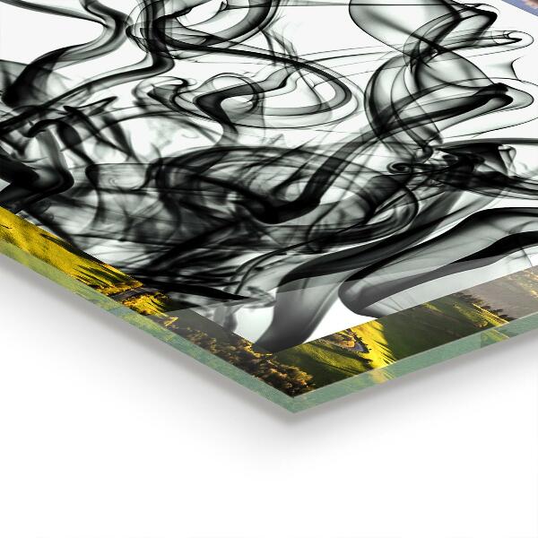 Paneles de pared Cintas de abstracción de humo