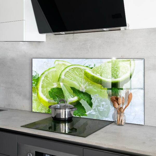 Paneles de pared Limas cítricas refrescantes