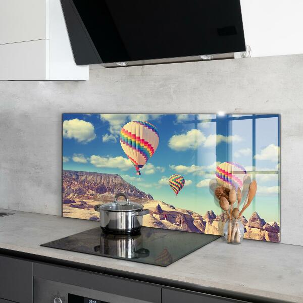 Paneles de vidrio para la cocina Globos de capadocia türkiye
