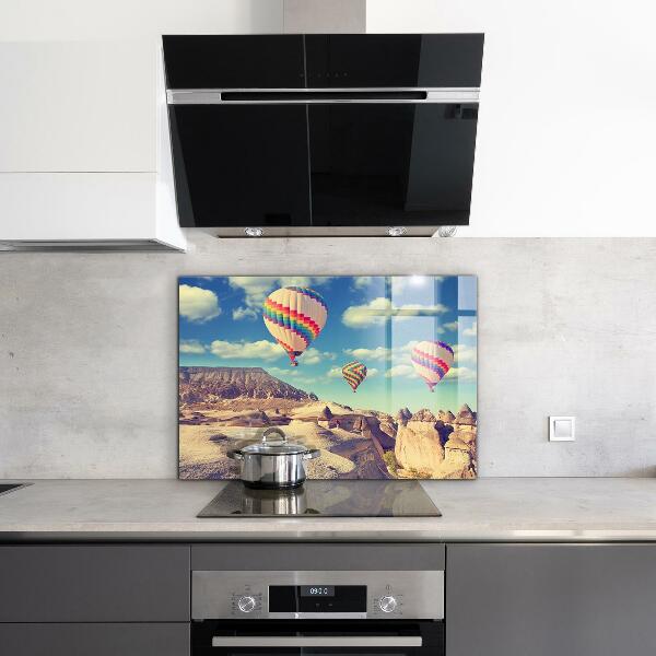 Paneles de vidrio para la cocina Globos de capadocia türkiye