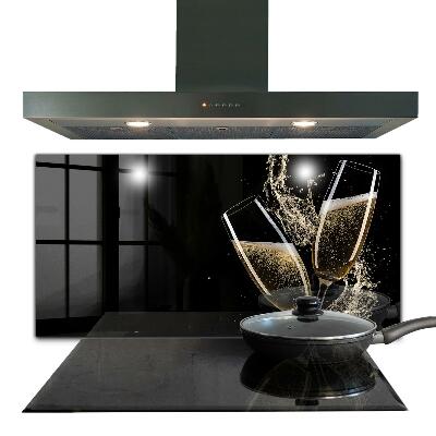 Paneles de pared Brindis nocturno con champán