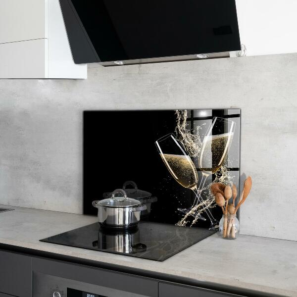 Paneles de pared Brindis nocturno con champán