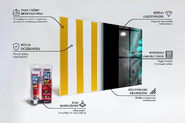 Paneles de pared Peces luchadores tropicales