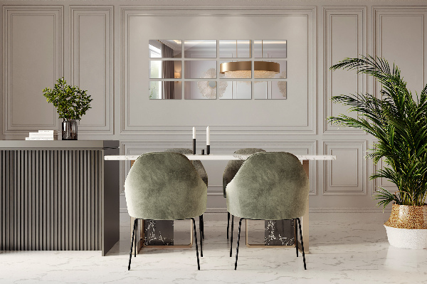 Espejo en azulejos 6 ud 30x20 cm