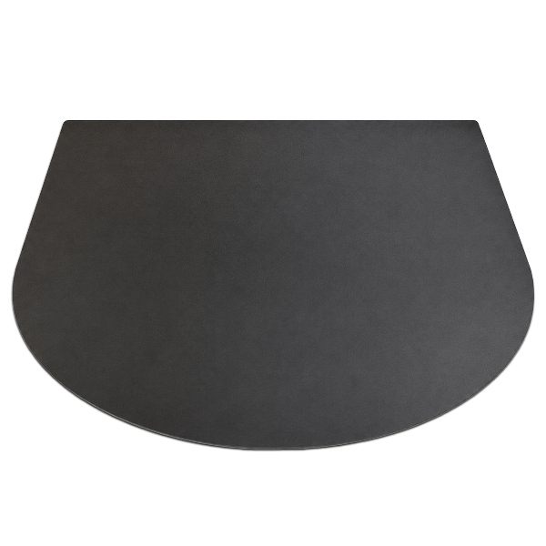 Semioval chapa acero para barbacoa 80x70 cm