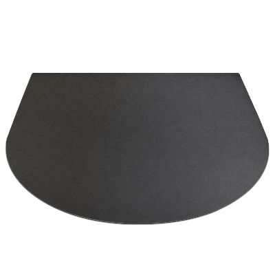 Semioval protector suelo para barbacoa 100x100 cm