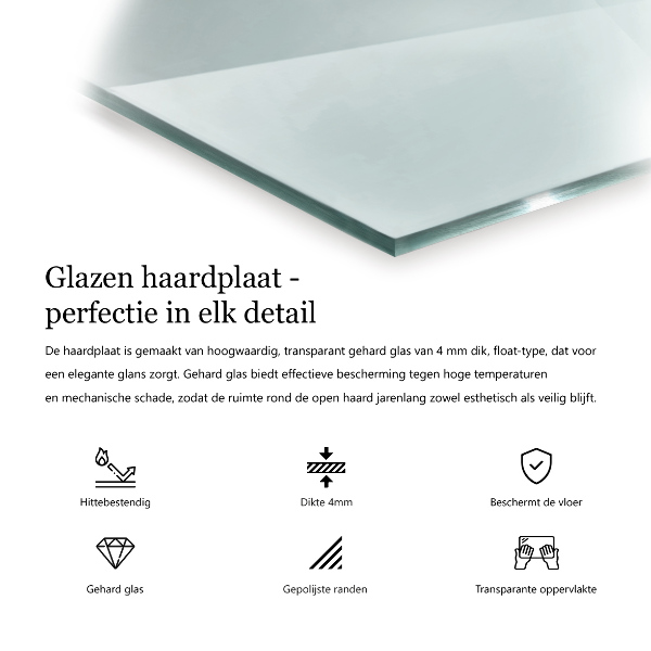 Placa protectora suelo estufa 50x50 cm