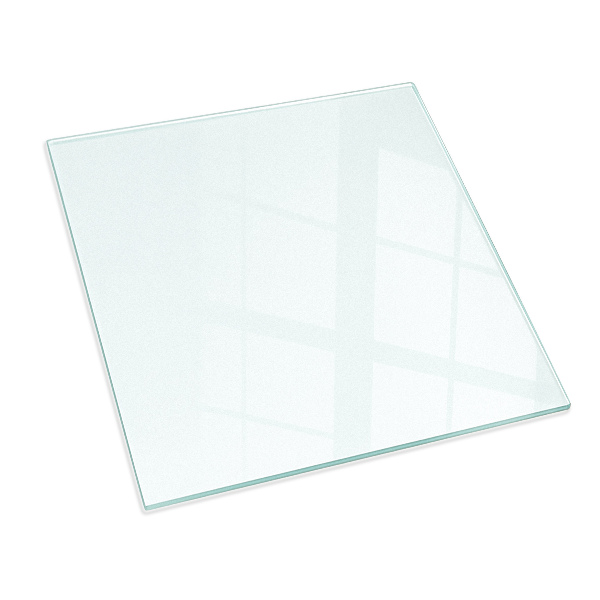 Placa protectora suelo estufa cuadrada semitransparente 50x50 cm