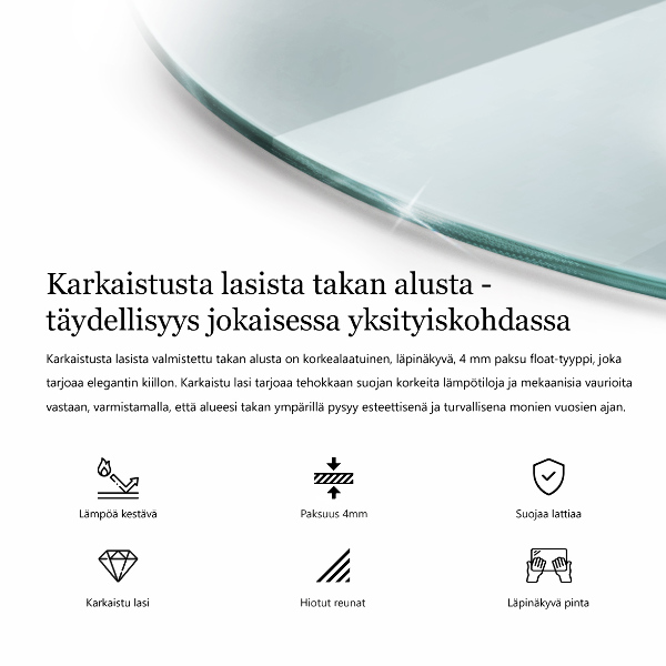 Protector de suelo para estufa fi100 cm