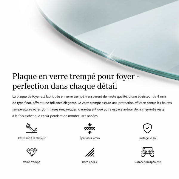 Protector de suelo para estufa fi70 cm