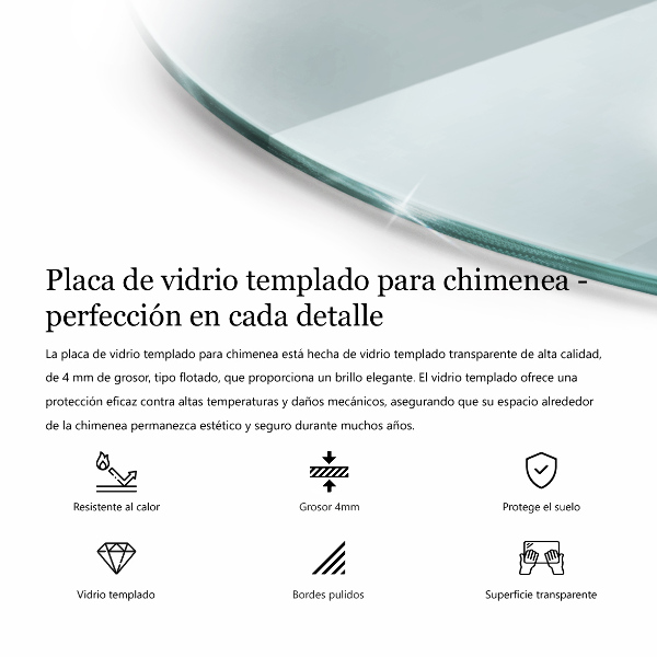 Protector de suelo para estufa fi70 cm