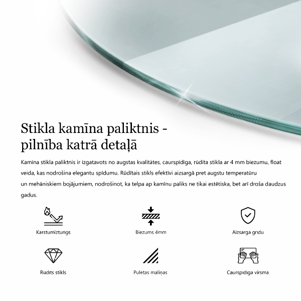 Protector de suelo para estufa fi70 cm