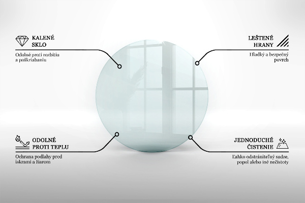 Protector de suelo para estufa fi80 cm