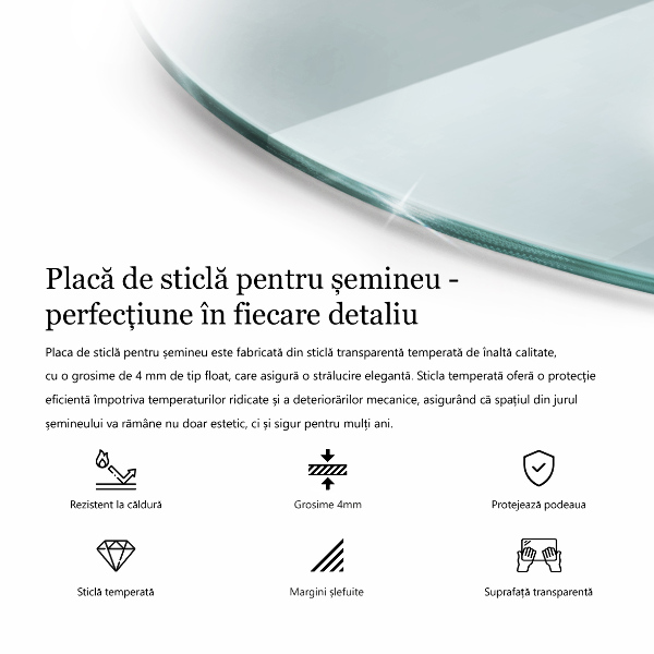 Protector de suelo para estufa fi80 cm